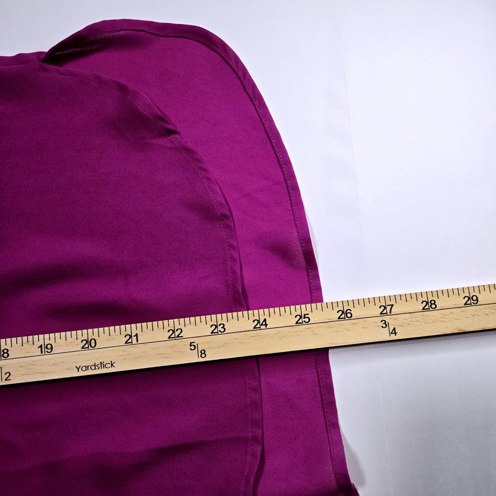 Carolina Belle Montreal Women's Sleeveless Blouse Fuchsia Small Workwear Office - Picture 9 of 9